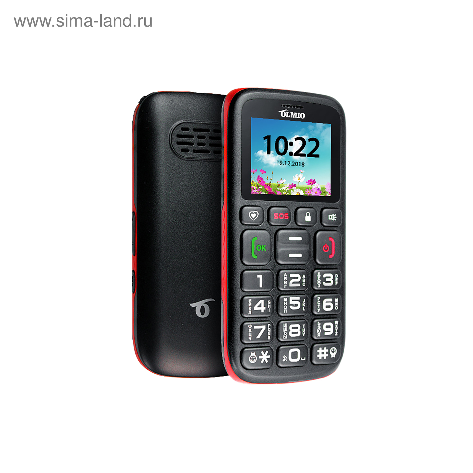 Сотовый телефон Olmio C17 Black, черный (3555867) - Купить по цене от 1  204.00 руб. | Интернет магазин SIMA-LAND.RU