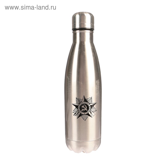 Термос-бутылка "Отечественная война" звезда,  500 мл - Фото 1