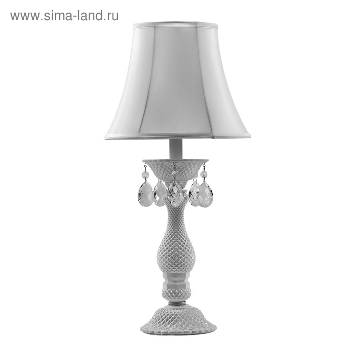 Настольная лампа PRINCIA 1х40Вт E27, белый 28x59 см - Фото 1