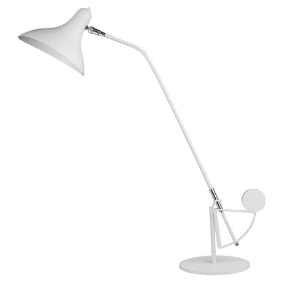 Настольная лампа MANTI 1х40Вт E14, белый 20x97 см