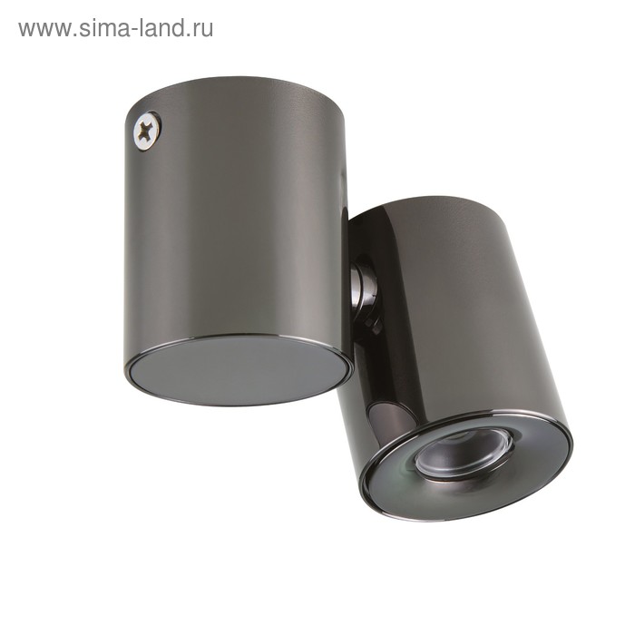 Светильник PUNTO 3Вт LED 4000K черный, хром 4x8,5x6,7см - Фото 1