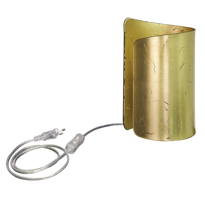Настольная лампа PITTORE 1х40Вт E27, золото 13x15x24,5 см - фото 1908378503