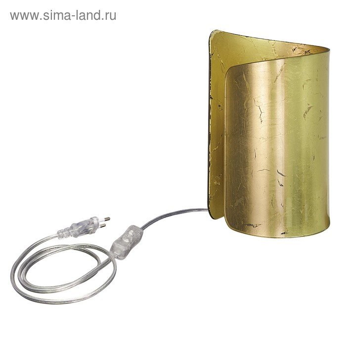 Настольная лампа PITTORE 1х40Вт E27, золото 13x15x24,5 см - Фото 1