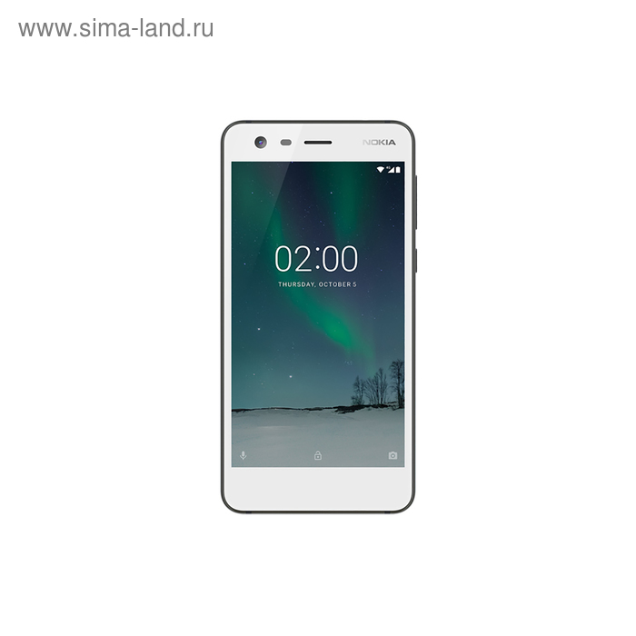 Смартфон Nokia 2 DS White LTE TA-1029, белый - Фото 1