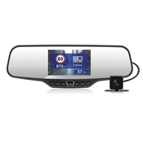 Видеорегистратор Neoline G-tech X27 Dual GPS, две камеры, 4.3', обзор 150°, 1920x1080