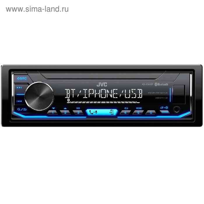 Автомагнитола JVC KD-X351BT - Фото 1