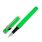 Ручка перьевая Carandache Office 849 Fluo (841.230) F Yellow Green, нержавеющая сталь - Фото 1