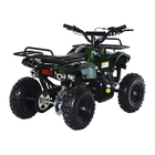 Квадроцикл детский бензиновый MOTAX ATV Х-16 Мини-Гризли с электростартером, зеленый камуфляж   2532 - Фото 5