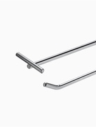 Крючок одинарный с ценникодержателем для металлической перфорированной панели, d=4.8 мм, L=25 см, шаг 50 мм, цвет хром - Фото 3