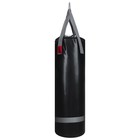 Боксёрский мешок, вес 20 кг, на ленте ременной, цвет чёрный - фото 110436655