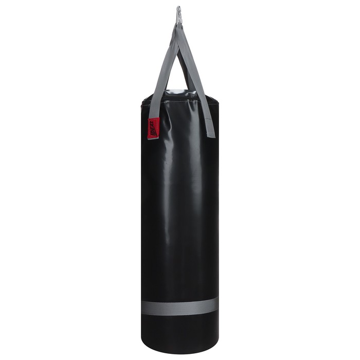 Боксёрский мешок, вес 20 кг, на ленте ременной, цвет чёрный