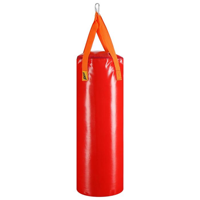 Боксёрский мешок, вес 15 кг, на ленте ременной, цвет красный - Фото 1