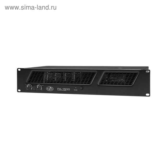 Усилитель мощности DAS AUDIO PA-1500  2U, 2х500 Вт (8 Ом), 2х750 Вт (4 Ом) - Фото 1