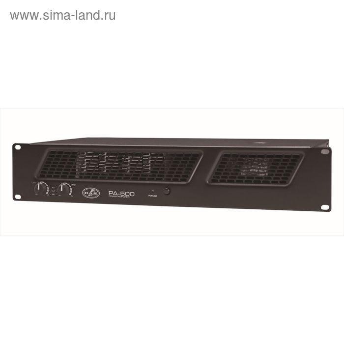 Усилитель мощности DAS AUDIO PA-500  2U, 2х150 Вт (8 Ом), 2х250 Вт (4 Ом) - Фото 1