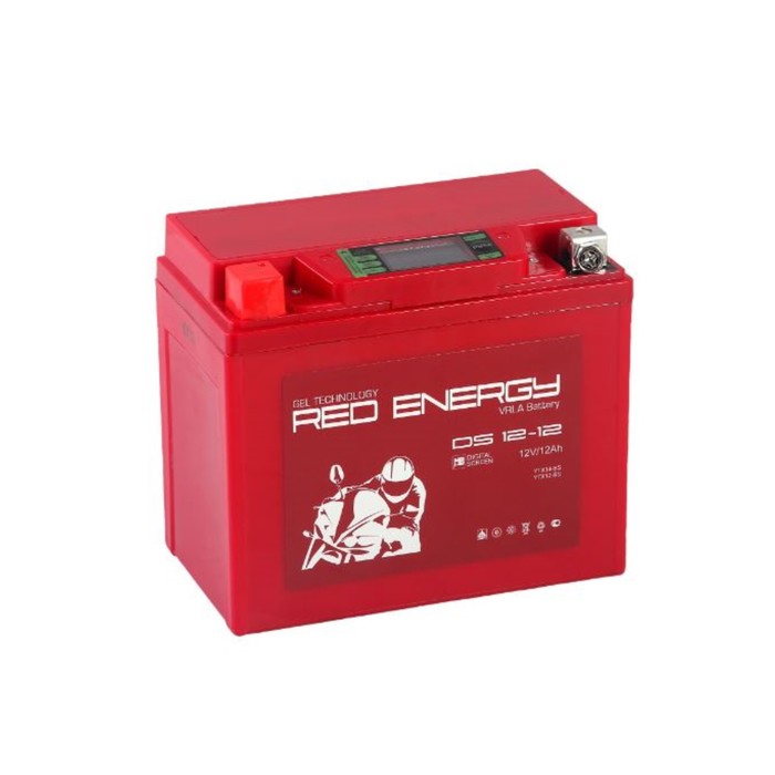 Аккумуляторная батарея Red Energy DS 12-12 (YTX14-BS, YTX12-BS) 12 В, 12 Ач прямая (+ -) - Фото 1