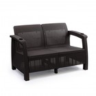 Диван «Ротанг» двухместный, 127×70×79 см, мокко, с подстаканниками - Фото 7