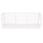 Диван «Ротанг» трёхместный, 188×70×79 см, белый, с подстаканниками - Фото 5