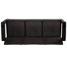 Диван «Ротанг» трёхместный, 188×70×79 см, мокко, с подстаканниками - Фото 7