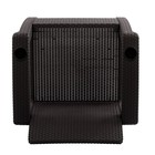 Кресло садовое «Ротанг», пластик, 73×70×79 см, мокко - Фото 5