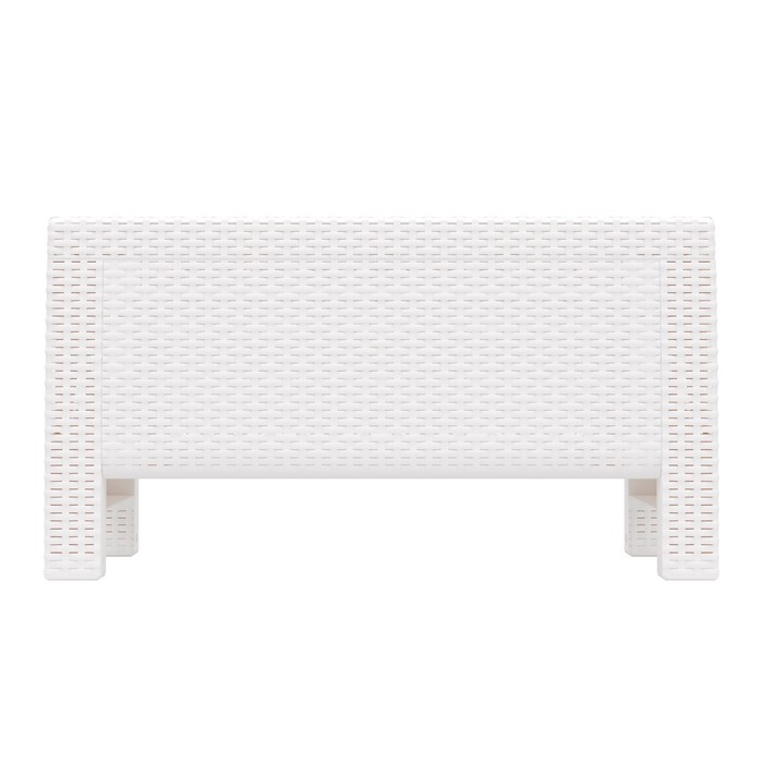 Стол "Ротанг", 76,5х57х42 см, цвет белый - фото 1908378773