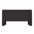 Стол садовый «Ротанг», 76.5×57×42 см, пластиковый, цвет мокко - Фото 3