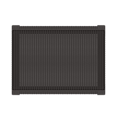 Стол "Ротанг", 76,5х57х42 см, цвет мокко