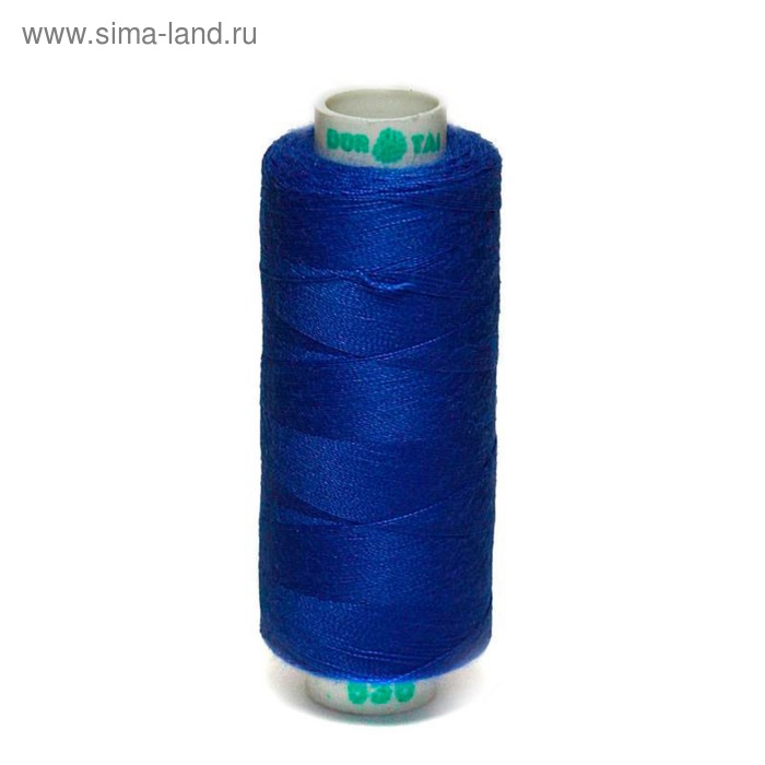 Нитка PL 40/2 400 ярд, №536 К09, цвет синий - Фото 1