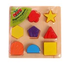 Головоломка «Изучаем цвета и фигуры», 9 объёмных фигур, МИКС - Фото 5