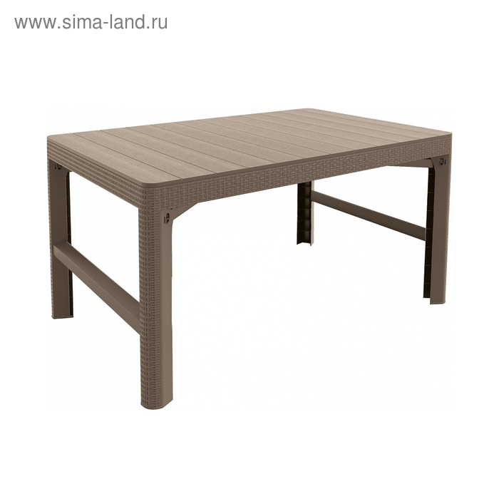 Стол Lyon rattan table, 120 × 70 × 65 см, цвет капучино - Фото 1