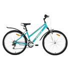 Велосипед 26" Foxx Bianka, 2018, цвет зелёный/белый, размер 15" - Фото 1