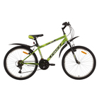 Велосипед 24" Foxx Aztec, 2018, цвет зелёный/чёрный, размер 14" - Фото 1