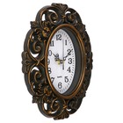 Часы настенные интерьерные «Трейси», плавный ход, 25×28 см, коричневые - Фото 2