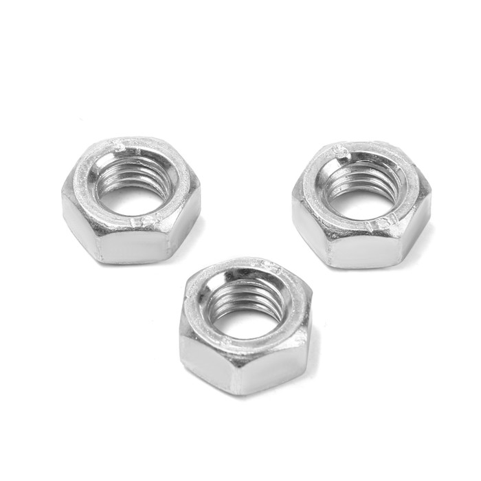 Гайка ТУНДРА, шестигранная, DIN 934, класс прочности 6, оцинкованная, М8, 5 кг - Фото 1