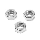 Гайка ТУНДРА, шестигранная, DIN 934, класс прочности 6, оцинкованная, М10, 5 кг - Фото 1