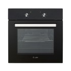 Духовой шкаф Lex EDM 040 BL, электрический, 62 л, класс А, черное стекло - Фото 1