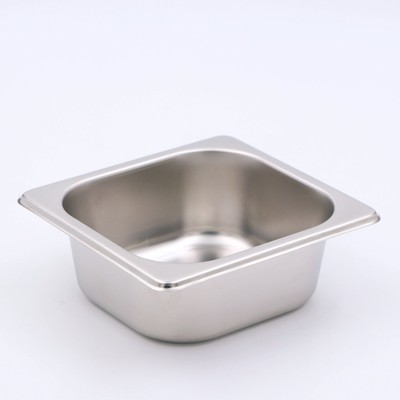 Гастроёмкость GN 1/6 Hanna Knövell, 65 мм, 17.6×16.2×6.5 см, толщина 0.6 мм, нержавеющая сталь