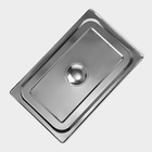 Крышка к гастроемкости GN 1/1 Hanna Knövell, 53×32.5 см, толщина 0.6 мм, нержавеющая сталь - Фото 5