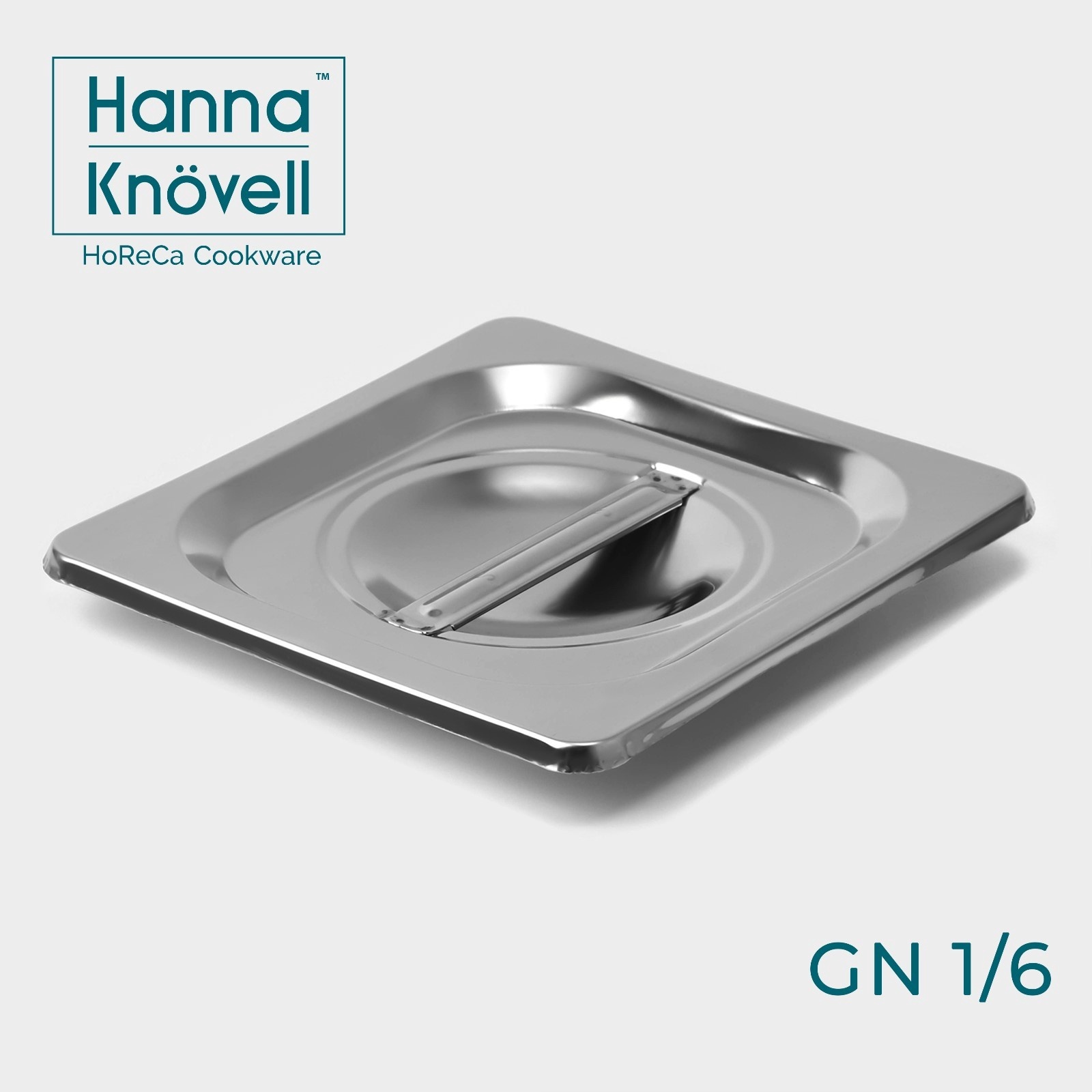 Крышка к гастроемкости GN 1/6 Hanna Knövell, 17,7×16,2 см толщина 0,6 ...