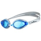 Очки для плавания Techno II, серебряный/синий - Фото 1