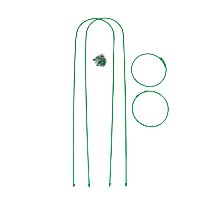 Шпалера, 135 × 30 × 1 см, металл, зелёная, «Ракета Клевер» - фото 1906921362