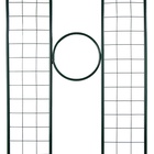Шпалера «3 кольца», 200×48×1 см, металл, зелёная - Фото 6