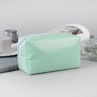 Косметичка-сумочка, отдел на молнии, с ручкой, цвет зелёный - Фото 2
