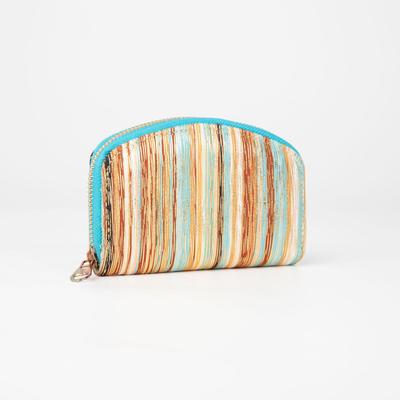 Кошелёк женский, 2 отдела на молнии, цвет разноцветный