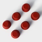 Формы для выпечки кексов Доляна «Цветочные горшочки», силикон, 7×5.5 см, набор 6 шт., коричневые - Фото 6