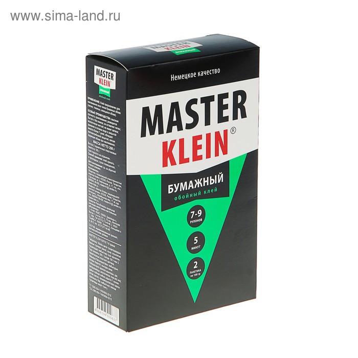 Клей обойный Master Klein, для бумажных обоев, 200 г - Фото 1