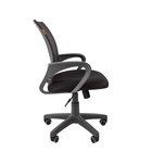 Офисное кресло Chairman 696, серый пластик, ткань серая - Фото 3