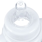 Бутылочка для кормления, классическое горло, 250 мл., от 3 мес., приталенная, с ручками, цвет белый - Фото 6