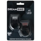 Комплект велосипедных фонарей Dream Bike JY-3005, 1 диод, 3 режима - Фото 7