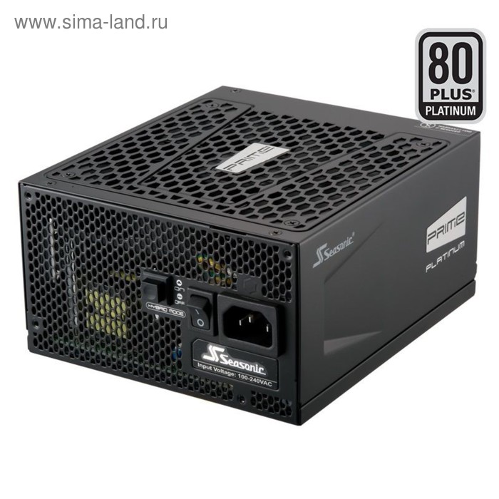 Блок питания Seasonic ATX 650W PRIME PLATINUM SSR-650PD APFC 135mm fan 6xSATA Cab Manag RTL - Фото 1