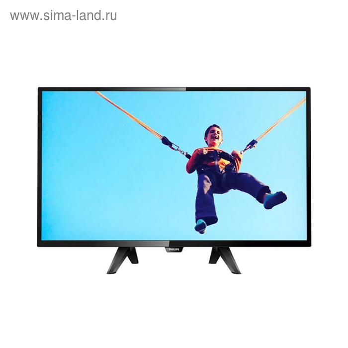 Телевизор Philips 32PHS5302/12, LED, 32", черный - Фото 1